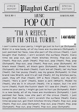 Playboi Carti 'Pop Out'