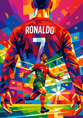 Cristiano Ronaldo Pop Art