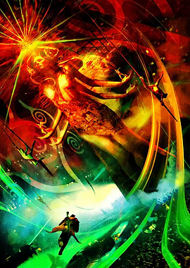 Epic Fantasy Battle Scene