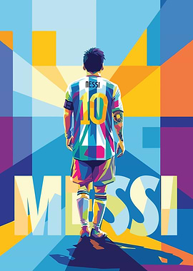 Lionel Messi Pop Art