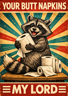 YOUR BUTT NAPKINS MY LORD