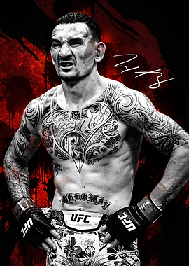 Max Holloway UFC Fighter Portrait