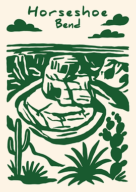 Horseshoe Bend Landscape