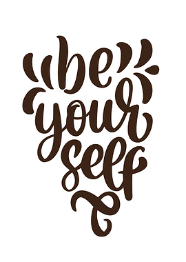 Be Yourself Calligraphy