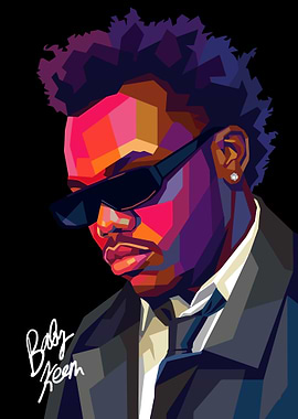 Baby Keem Pop Art Portrait