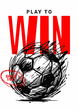 Play to Win Soccer Graphic