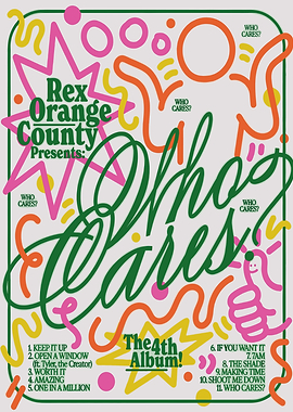 Rex Orange County Who Cares Album Art