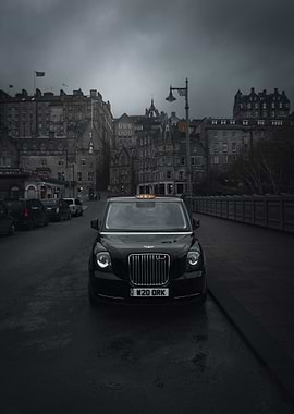 Black Taxi in Edinburgh