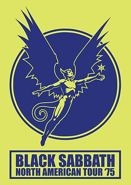 Black Sabbath North American Tour '75 Poster