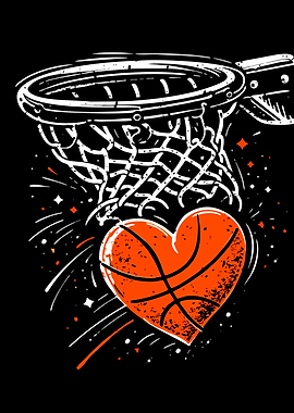 Heart Basketball Hoop