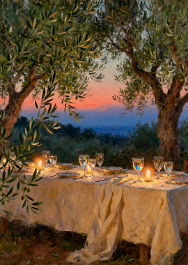 Al Fresco Dinner at Sunset