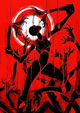 Dark Figure Surrounded by Reaching Hands