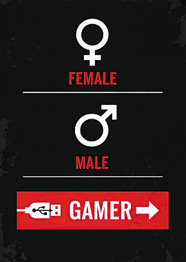 Gamer Gender Symbols