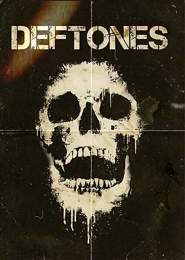 Deftones Skull Poster