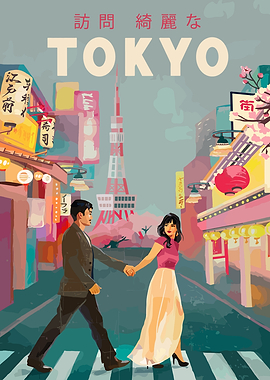 Tokyo Travel Poster