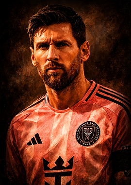 Lionel Messi in Inter Miami Jersey