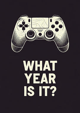Retro Gaming Controller What Year Is It