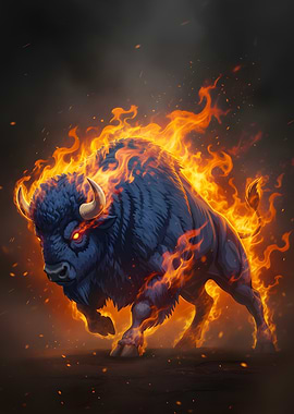 Fiery Buffalo