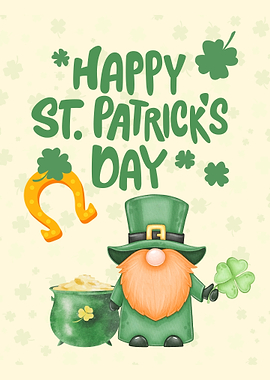 Happy St. Patrick's Day Gnome