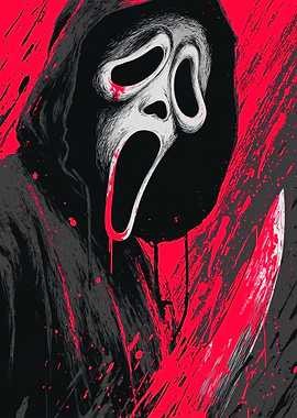 Ghostface with Bloody Knife