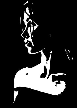 Black and White Portrait of a Woman