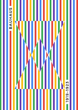 Bauhaus Structural Vertical Lines