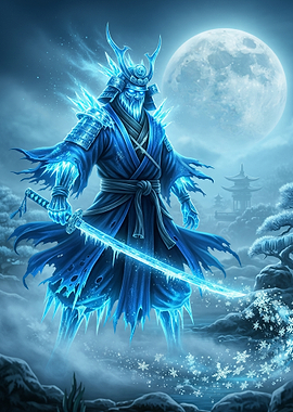 Ice Samurai Warrior