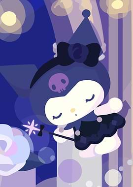 Kuromi with Magic Wand