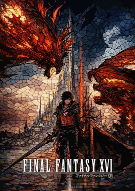 Final Fantasy XVI Mosaic Art