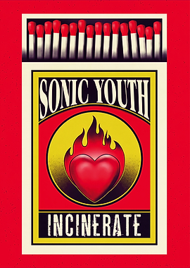 Sonic Youth Incinerate Matchbox Art