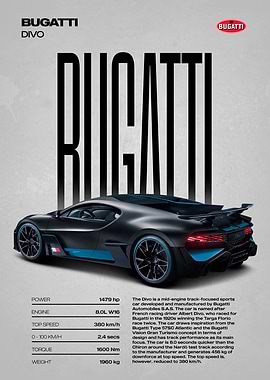 Bugatti Divo Sports Car