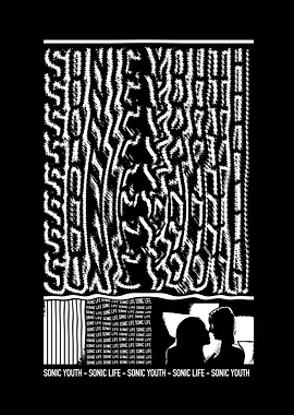 Sonic Youth Sonic Life Poster