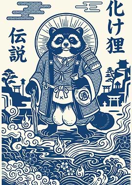 Tanuki Legend with Sake
