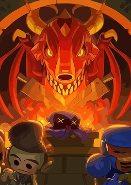 Dragon Lord and Adventurers