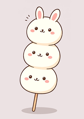 Kawaii Animal Dango