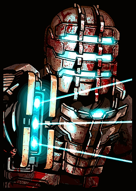Isaac Clarke in Dead Space Armor