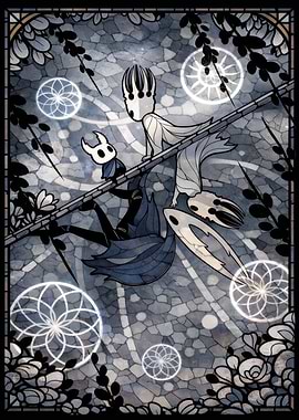 Hollow Knight Characters on a Branch