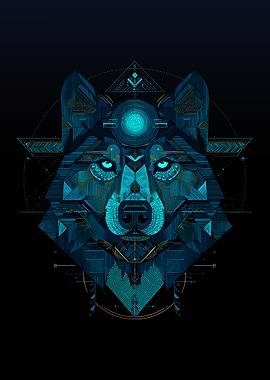 Cyber Wolf Sigil