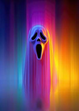 Colorful Scream Ghostface Mask