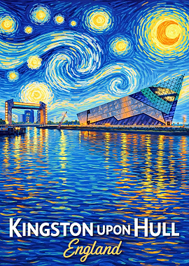 Kingston Upon Hull England Starry Night