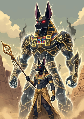 Anubis Egyptian God Fantasy Art