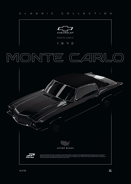 1972 Chevrolet Monte Carlo Poster