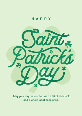 Happy Saint Patrick's Day Greeting