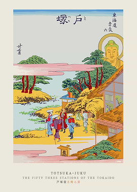 Tokaido Road Travel Scene