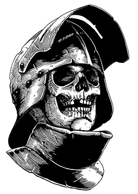 Skeleton Knight in Armor
