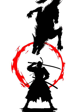 Samurai vs Wolf