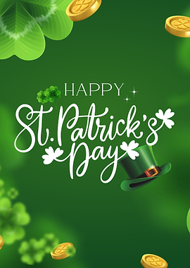 Happy St. Patrick's Day Green Design