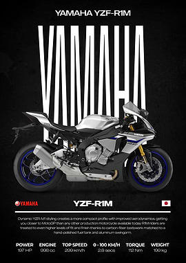 Yamaha YZF-R1M Motorcycle