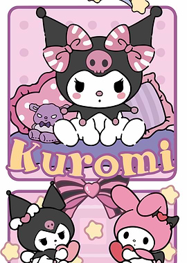 Kuromi and My Melody Cute Characters