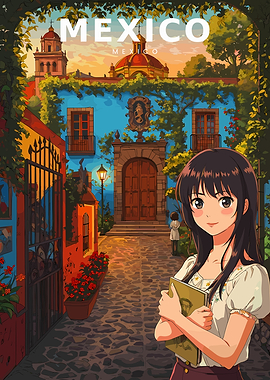 Anime Girl in Mexico City